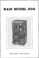 Bowers & Wilkins 808-Service-Manual